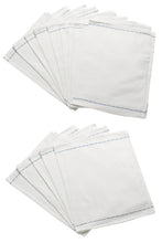 Load image into Gallery viewer, White Waiter/Waitress Cotton Cloth with Blue Stripe Detail (Various Quantities)