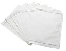 Load image into Gallery viewer, White Waiter/Waitress Cotton Cloth with Blue Stripe Detail (Various Quantities)