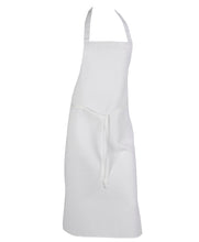 Load image into Gallery viewer, Professional 100% Cotton White Bib Apron - No Pocket (Pack of 1 or 5)