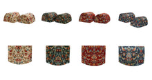 Load image into Gallery viewer, Flowers and Birds Round Arm Caps or Chair Backs (Various Colours)