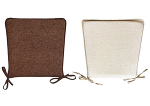 Windermere Soft Textured Square Seat Pads 14.5" x 14.5" (2 Colours)
