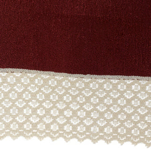 Chenille Rounded Arm Caps or Chair Backs With Lace Detail (Various Colours and Sizes)