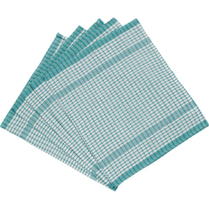 Wonderdry 100% Cotton Checked Tea Towels (Various Colours & Quantities)