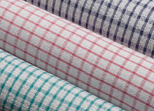 Load image into Gallery viewer, Wonderdry 100% Cotton Checked Tea Towels (Various Colours &amp; Quantities)