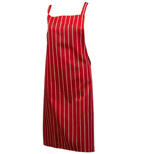 100% Cotton Woven Stripe Butchers Apron (Various Colours & Quantities)