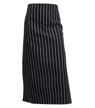 Load image into Gallery viewer, Woven Stripe Butchers Half Apron 1 / 5 Pack (Navy Blue)