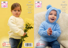 Load image into Gallery viewer, King Cole DK Charity Knitting Pattern - Baby Sweaters (1007)