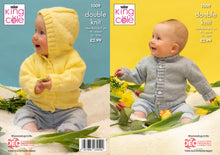 Load image into Gallery viewer, King Cole DK Charity Knitting Pattern - Baby Cardigans (1009)