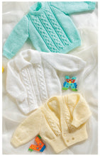 Load image into Gallery viewer, King Cole 4 Ply Knitting Pattern - 2796 Jacket Cardigan &amp; Sweater