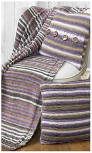King Cole Chunky Pattern  Cushion Covers & Blanket (4236)