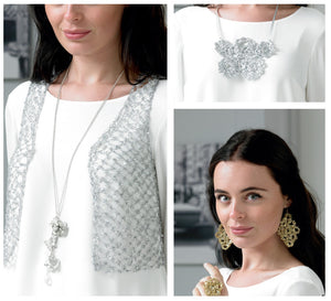 King Cole Cosmos Crochet Pattern - Womens Bolero & Jewellery (4412)