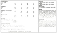 Load image into Gallery viewer, King Cole 3ply Knitting Pattern - Baby Cardigan &amp; Blanket (5508)