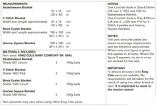 Load image into Gallery viewer, King Cole Double Knit Crochet Pattern - Baby Blankets (5564)
