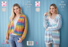Load image into Gallery viewer, King Cole Double Knitting Pattern - Ladies Cardigans (5649)