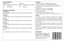 Load image into Gallery viewer, King Cole Double Knit Knitting Pattern - Bed Runner &amp; Cushion Covers (5712)