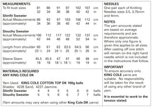 Load image into Gallery viewer, King Cole Double Knit Knitting Pattern - Ladies Sweaters (5716)