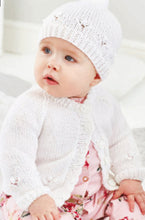 Load image into Gallery viewer, King Cole Double Knitting Pattern - Baby Cardigan Hat &amp; Blanket (5718)