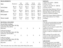 Load image into Gallery viewer, King Cole Double Knit Knitting Pattern - Baby Cardigans (5719)