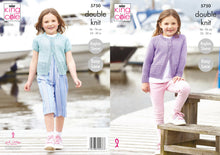 Load image into Gallery viewer, King Cole Double Knit Knitting Pattern - Girls Cardigans (5750)