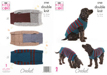 Load image into Gallery viewer, King Cole Crochet Pattern - Dog Coats (5760)