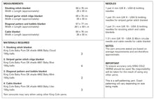 Load image into Gallery viewer, King Cole Double Knit Knitting Pattern - Baby Blankets (5776)