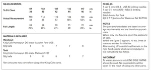 King Cole Double Knitting Pattern - Mens Waistcoat & Tank Top (5800)