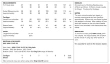 Load image into Gallery viewer, King Cole Double Knit Knitting Pattern - Ladies Cardigan &amp; Shawl (5807)