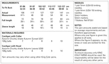 Load image into Gallery viewer, King Cole Chunky Knitting Pattern - Ladies Cardigans (5813)