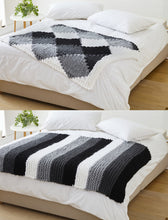 Load image into Gallery viewer, King Cole BIG Super Chunky Knitting Pattern - Bed Runner &amp; Lap Blanket (5865)