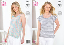 Load image into Gallery viewer, King Cole 4ply Knitting Pattern - Ladies Tops (5875)