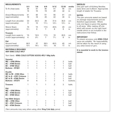 Load image into Gallery viewer, King Cole 4ply Knitting Pattern - Baby Set (5880)