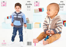 Load image into Gallery viewer, King Cole Double Knit Knitting Pattern - Baby Sweater &amp; Jacket (5920)