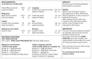 King Cole DK Knitting Pattern - Doll Clothes (5923)