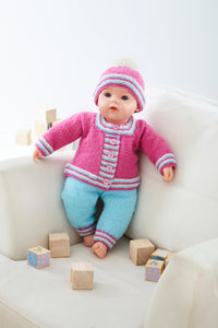 King Cole DK Knitting Pattern - Doll Clothes (5923)