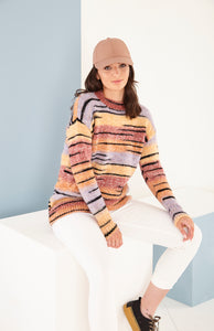 King Cole Chunky Knitting Pattern - Ladies Sweaters (5929)