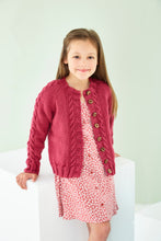Load image into Gallery viewer, King Cole DK Knitting Pattern - Ladies &amp; Girls Sweater &amp; Cardigan (5938)