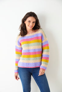 King Cole Chunky Knitting Pattern - Ladies Sweaters (5950)