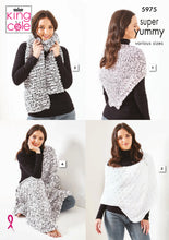 Load image into Gallery viewer, King Cole Super Yummy Knitting Pattern - Ladies Apparel Accessories (5975)
