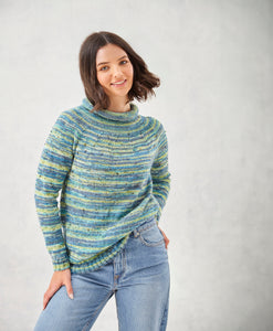 King Cole DK Knitting Pattern - Ladies Sweaters (5996)