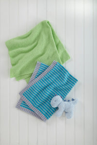 King Cole Double Knitting Pattern – Baby Blankets (6002)