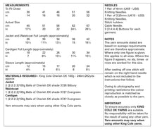 Load image into Gallery viewer, King Cole Double Knitting Pattern 6003 - Baby Jacket, Cardigan &amp; Waistcoat