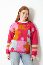 Load image into Gallery viewer, King Cole Super Chunky Knitting Pattern - Unisex Jigsaw Sweater (6005)