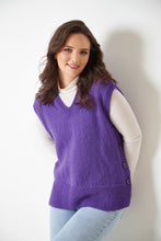 Load image into Gallery viewer, King Cole Aran Knitting Pattern - Womens Sleeveless Button Top &amp; Cable Top 6020