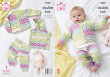 Load image into Gallery viewer, King Cole DK Knitting Pattern - Baby Hoody Cardigan &amp; Leggings (6030)