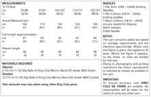 Load image into Gallery viewer, King Cole Double Knit Knitting Pattern - Ladies Slipover &amp; Sweater (6035)