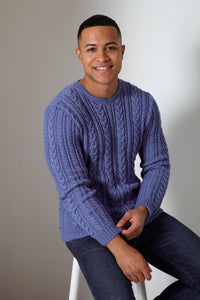 King Cole DK Knitting Pattern - Mens Sweaters (6037)