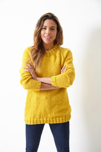 King Cole Chunky Easy Knit Knitting Pattern - Ladies Sweaters & Cowl (6039)