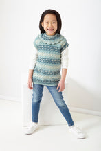 Load image into Gallery viewer, King Cole 4ply Knitting Pattern - Childrens Frill Neck Pullover &amp; Sweater (6040)