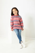 Load image into Gallery viewer, King Cole 4ply Knitting Pattern - Childrens Frill Neck Pullover &amp; Sweater (6040)
