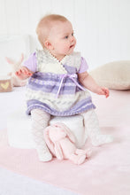 Load image into Gallery viewer, King Cole Aran Knitting Pattern - Baby Dress Cardigan Hat &amp; Socks (6046)